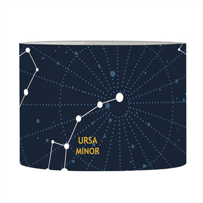 Constellation Sky Map Print Drum Lamp Shade