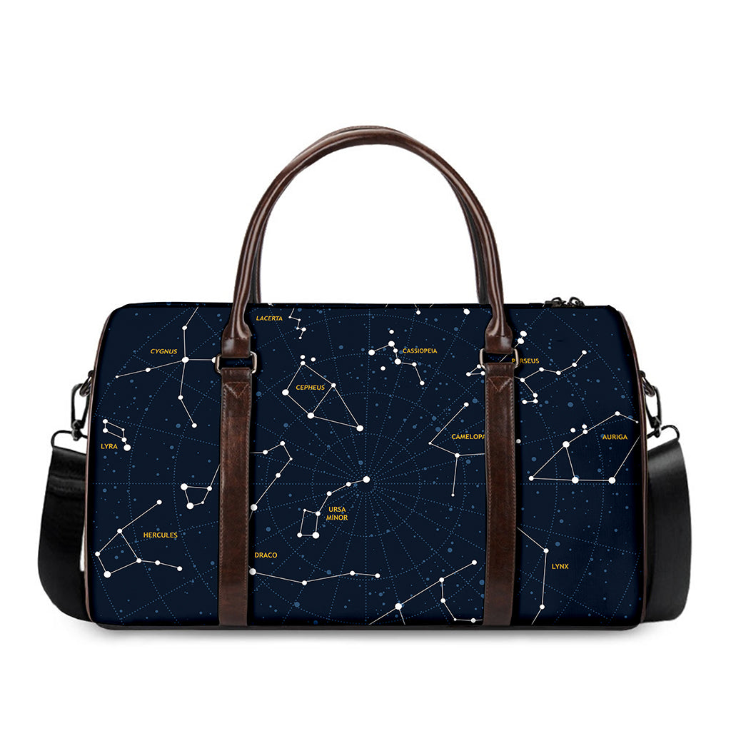 Constellation Sky Map Print Duffle Bag