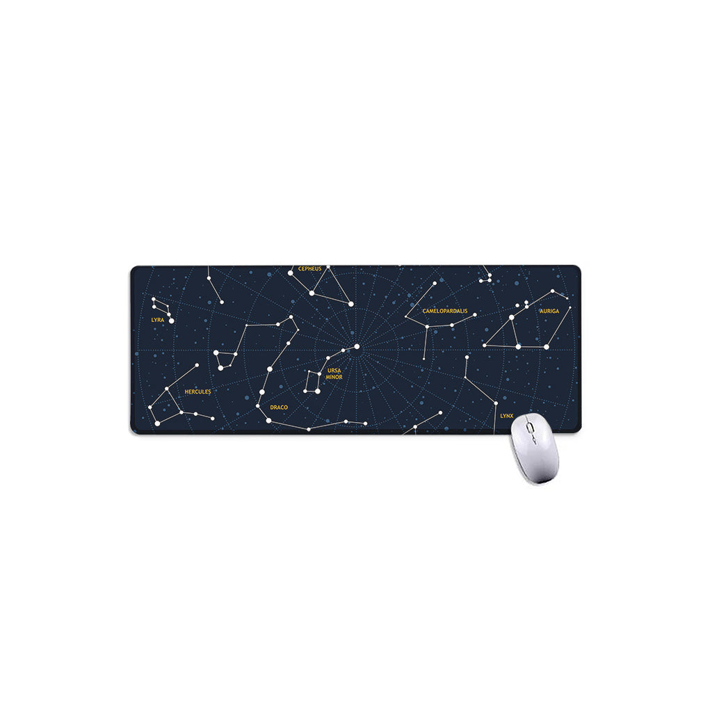Constellation Sky Map Print Extended Mouse Pad