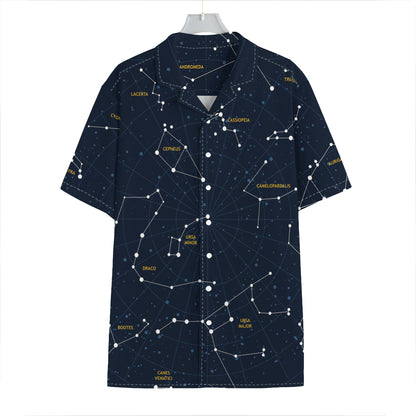 Constellation Sky Map Print Hawaiian Shirt