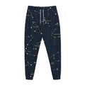 Constellation Sky Map Print Jogger Pants
