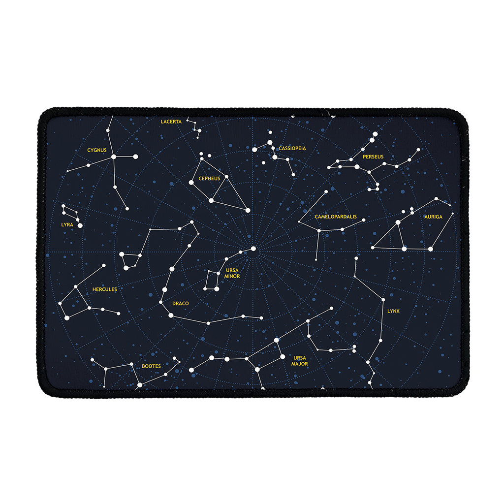 Constellation Sky Map Print Kitchen Mat