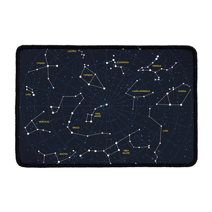 Constellation Sky Map Print Kitchen Mat