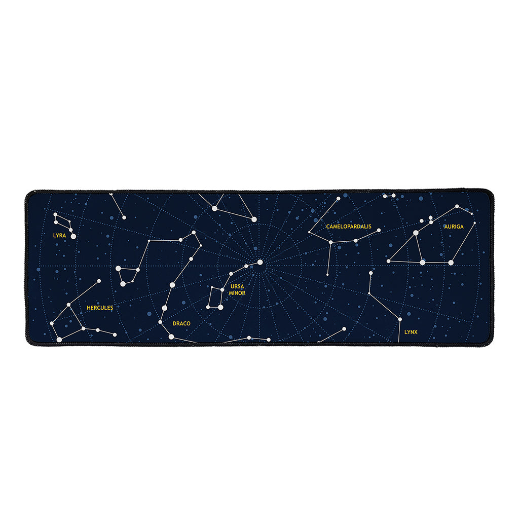 Constellation Sky Map Print Long Kitchen Mat