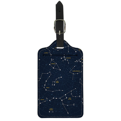 Constellation Sky Map Print Luggage Tag