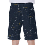 Constellation Sky Map Print Men's Beach Shorts