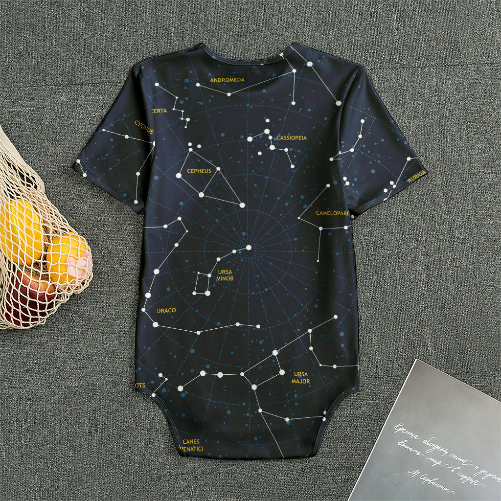 Constellation Sky Map Print Men's Bodysuit