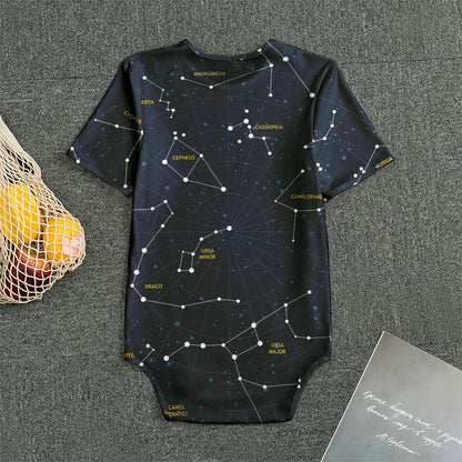 Constellation Sky Map Print Men's Bodysuit