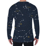 Constellation Sky Map Print Men's Long Sleeve T-Shirt
