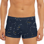 Constellation Sky Map Print Men's Short Boxer Briefs