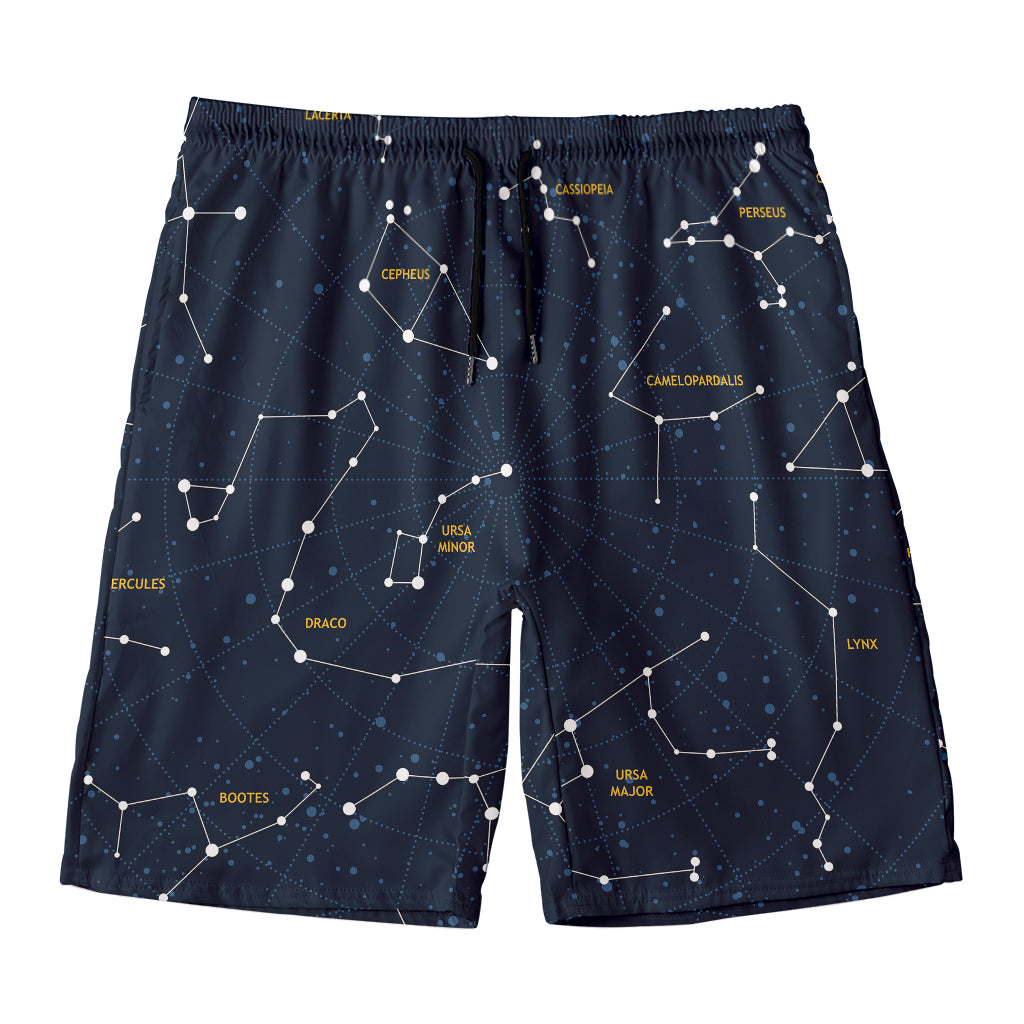 Constellation Sky Map Print Men's Swim Trunks