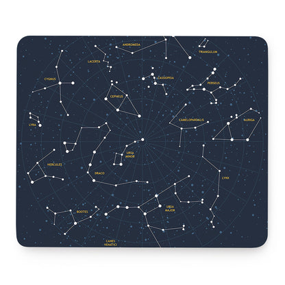 Constellation Sky Map Print Mouse Pad