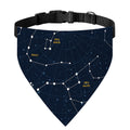 Constellation Sky Map Print Over The Collar Dog Bandana