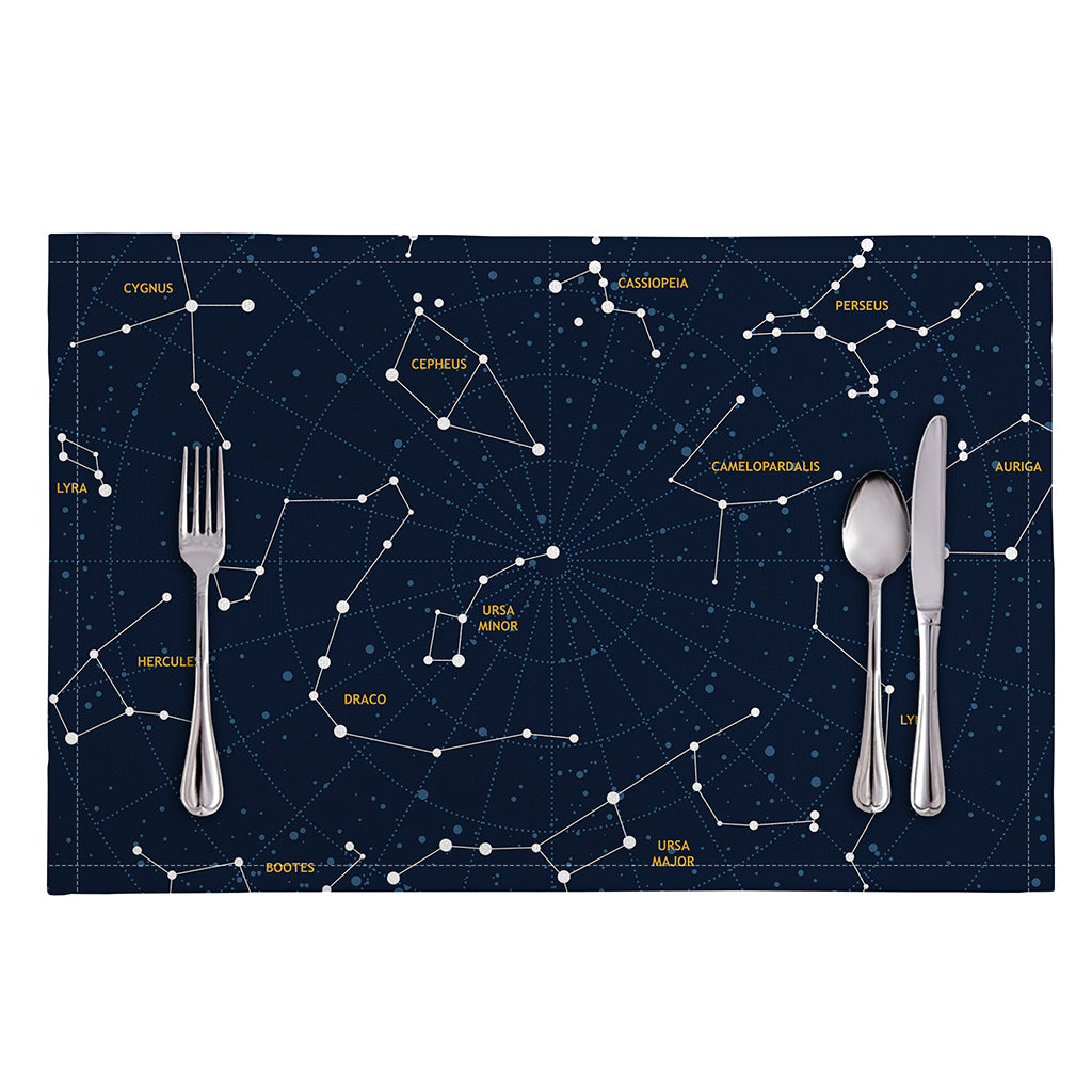 Constellation Sky Map Print Placemat
