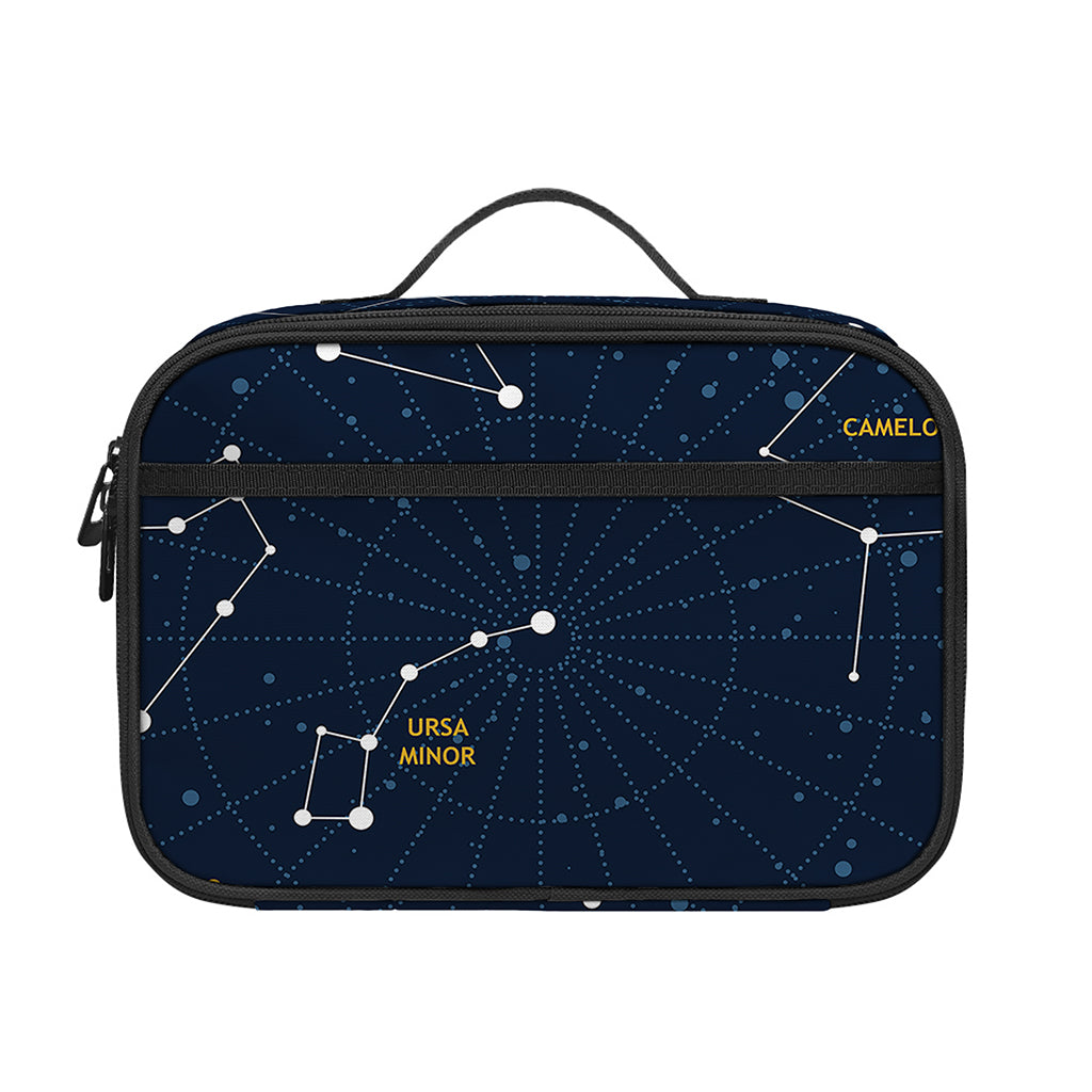 Constellation Sky Map Print Portable Lunch Bag