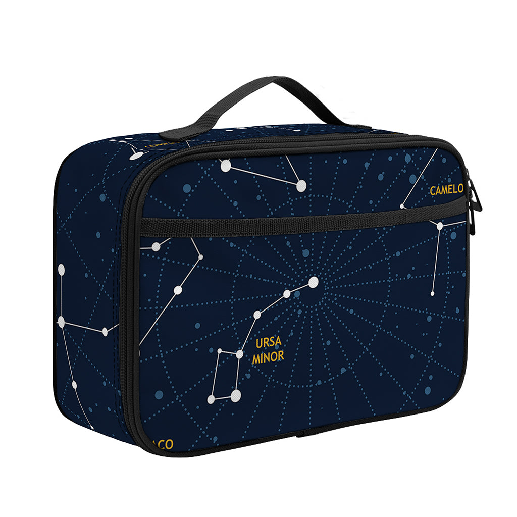 Constellation Sky Map Print Portable Lunch Bag