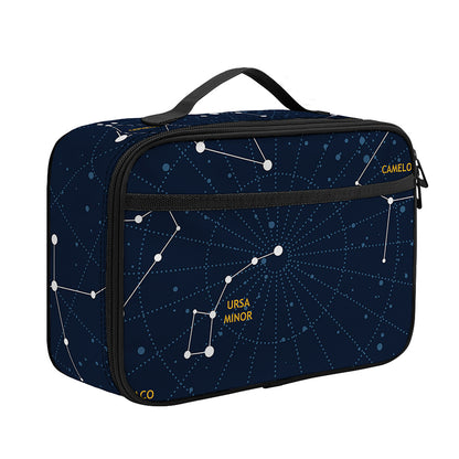 Constellation Sky Map Print Portable Lunch Bag