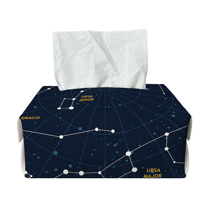 Constellation Sky Map Print Rectangle Tissue Box Cover
