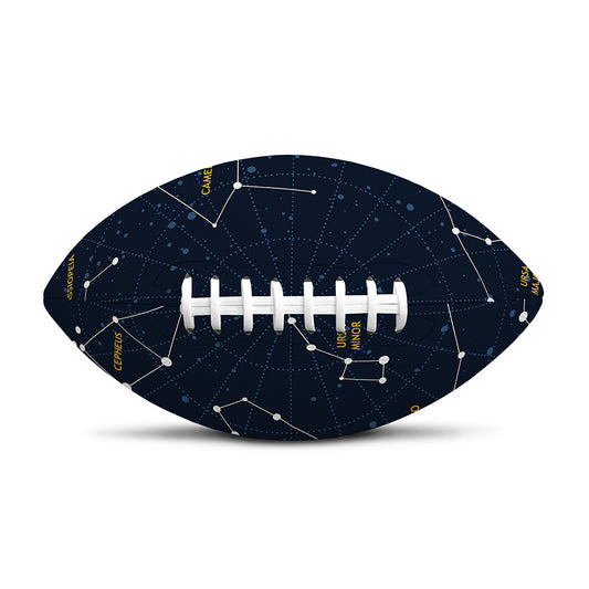 Constellation Sky Map Print Rugby Ball
