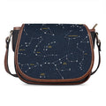 Constellation Sky Map Print Saddle Bag