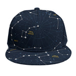 Constellation Sky Map Print Snapback Cap