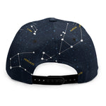 Constellation Sky Map Print Snapback Cap