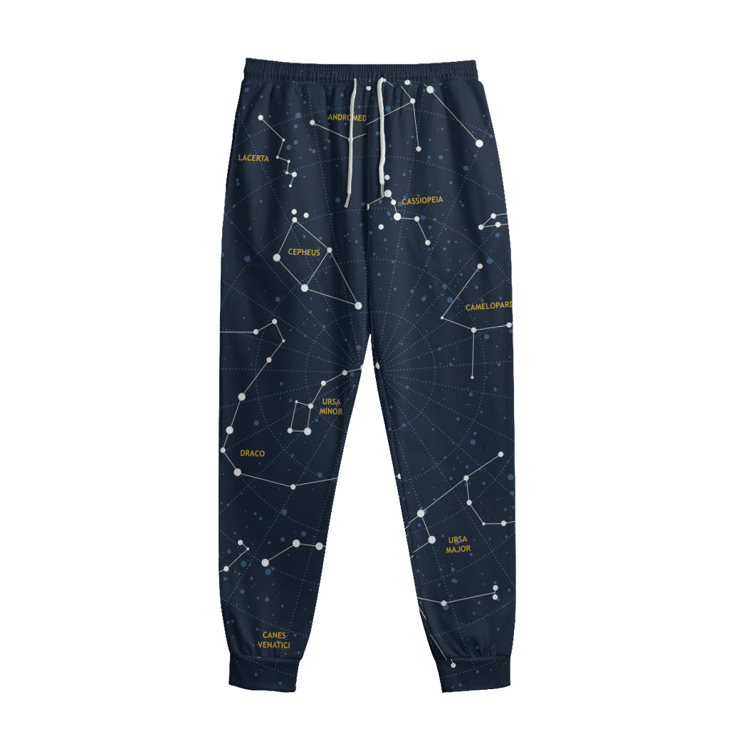 Constellation Sky Map Print Sweatpants