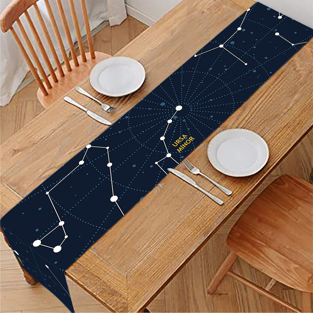 Constellation Sky Map Print Table Runner