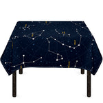 Constellation Sky Map Print Tablecloth