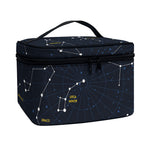 Constellation Sky Map Print Travel Makeup Bag