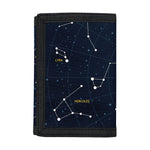 Constellation Sky Map Print Trifold Wallet