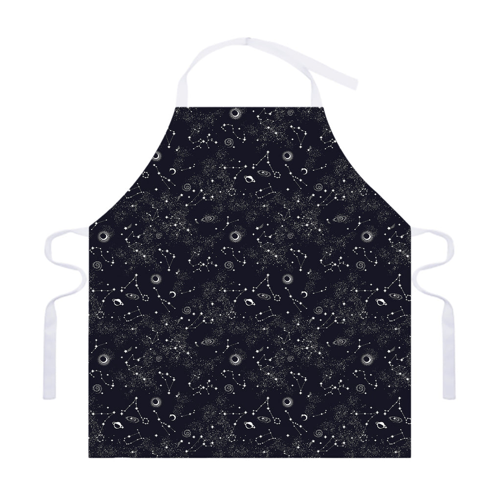 Constellation Space Pattern Print Adjustable Apron