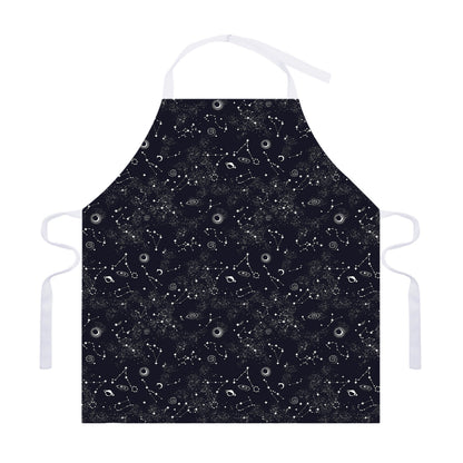 Constellation Space Pattern Print Adjustable Apron