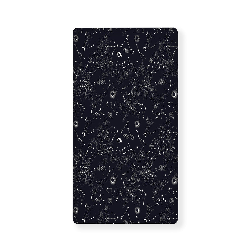 Constellation Space Pattern Print Baby Crib Sheet