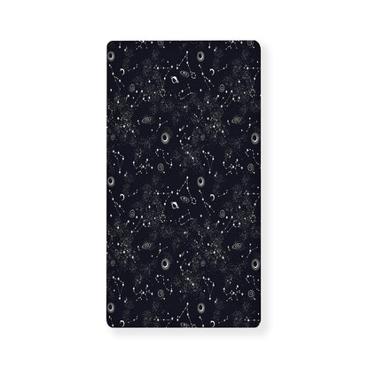 Constellation Space Pattern Print Baby Crib Sheet
