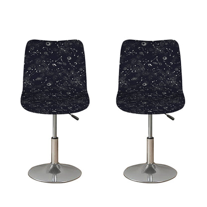 Constellation Space Pattern Print Bar Stool Covers