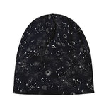 Constellation Space Pattern Print Beanie
