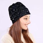Constellation Space Pattern Print Beanie