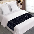 Constellation Space Pattern Print Bed Runner
