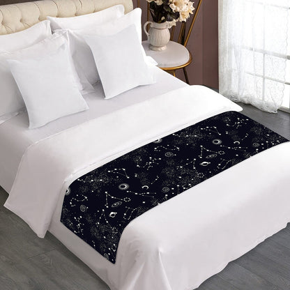 Constellation Space Pattern Print Bed Runner