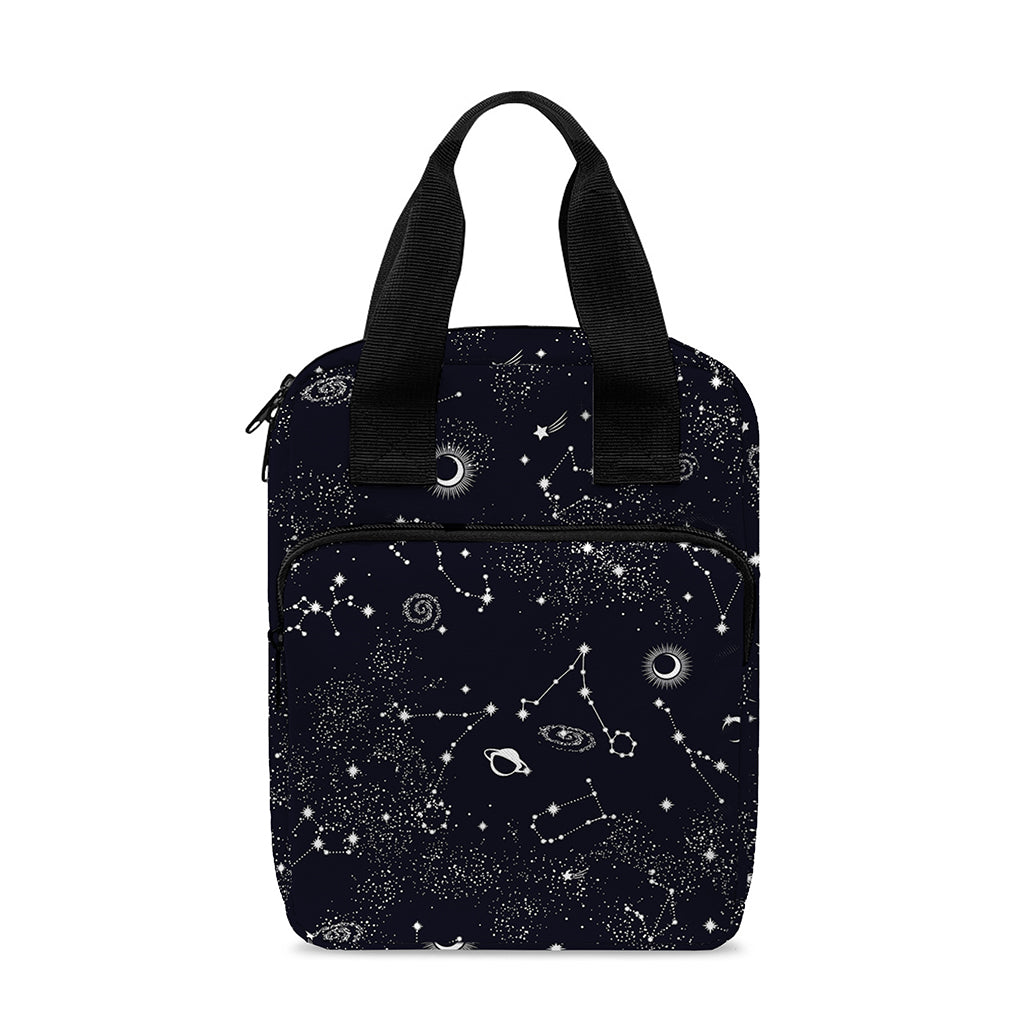 Constellation Space Pattern Print Bible Tote Bag