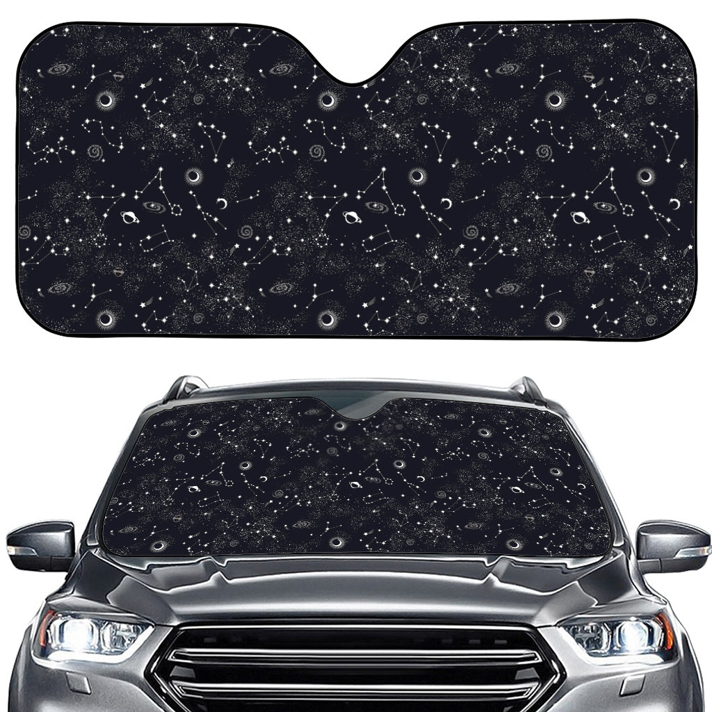 Constellation Space Pattern Print Car Windshield Sun Shade