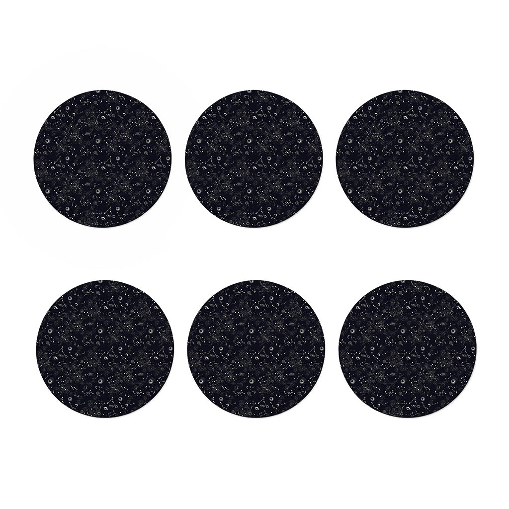 Constellation Space Pattern Print Coaster Set