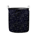 Constellation Space Pattern Print Collapsible Laundry Basket