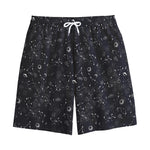 Constellation Space Pattern Print Cotton Shorts