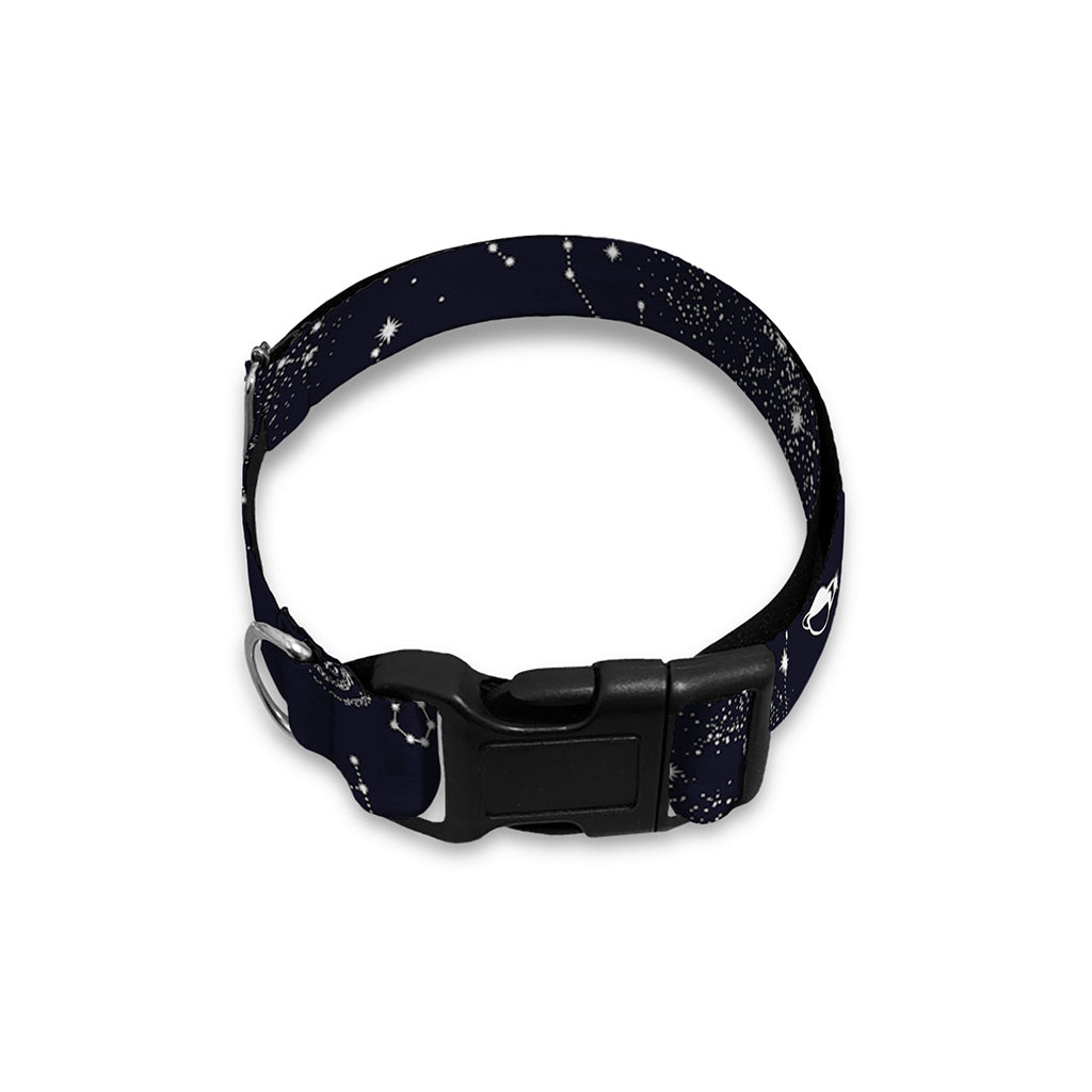 Constellation Space Pattern Print Dog Collar