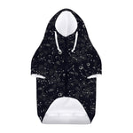 Constellation Space Pattern Print Dog Zip Up Hoodie