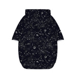 Constellation Space Pattern Print Dog Zip Up Hoodie