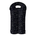 Constellation Space Pattern Print Double Neoprene Wine Tote