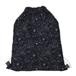 Constellation Space Pattern Print Drawstring Bag